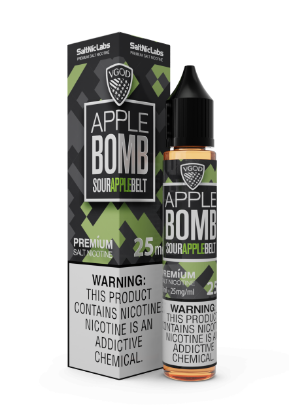 تصویر  VGOD SaltNic E Liquid Apple Bomb || سالت نیکوتین ویگاد اپل بمب