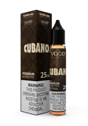 تصویر  VGOD SaltNic E liquid Cubano || سالت نیکوتین ویگاد تنباکو