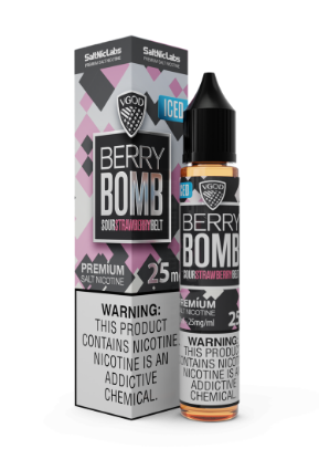 تصویر  VGOD SaltNic E liquid Iced Berry Bomb || سالت نیکوتین ویگاد 