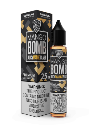 تصویر  VGOD SaltNic Eliquid Mango Bomb || سالت نیکوتین ویگاد 