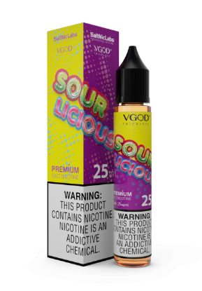 تصویر  VGOD SaltNic Eliquid Sourlicious || سالت نیکوتین ویگاد آب نبات هندوانه ترش 