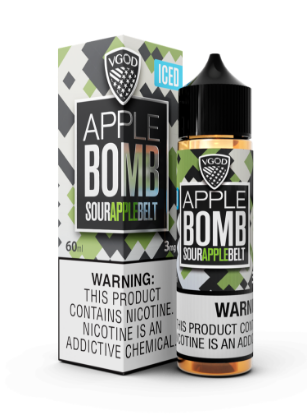 تصویر  VGOD Juice  Eliquid Iced Apple Bomb || جویس ویگاد اپل بمب یخ