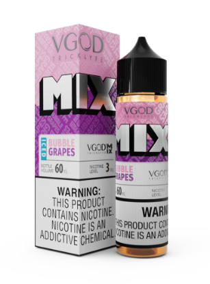 تصویر  VGOD Juice  Eliquid MIX Iced Bubble Grapes || جویس ویگاد انگور یخ