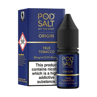 تصویر  Pod Salt Origin True Tobacco 10ml Nicotine Salt || سالت نیکوتین پاد سالت اوریجین ترو تنباکو